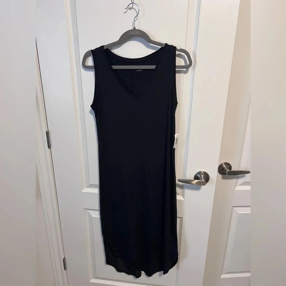 NWT | Daily Ritual | Basic  Black Jersey Tank Dress | Size S - Picture 7 of 8